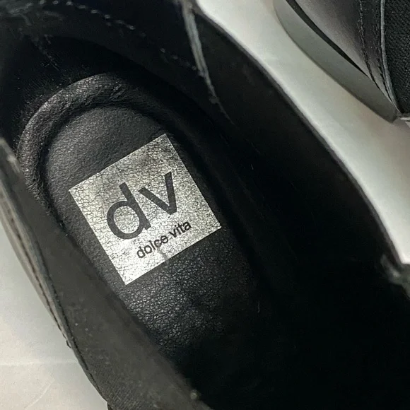 💛Women's Elegant Dolce Vita Classic Pointed Toe Stacked Heel Ankle Booties - Picture 4 of 7